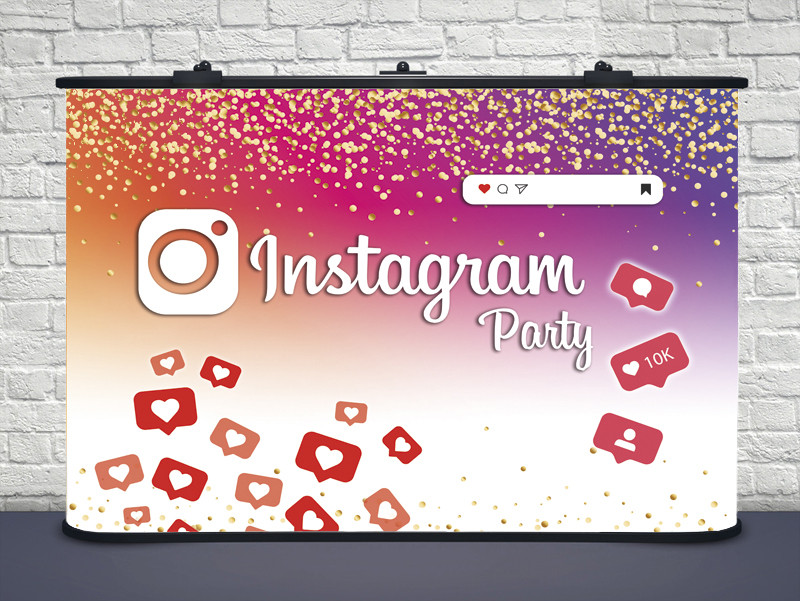 

Фотозона "Instagram party" 1,50 х 2,25 м