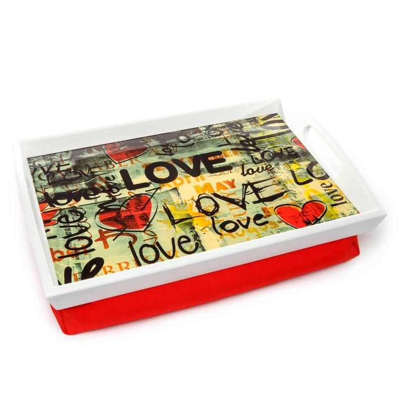 

Поднос на подушке BST Love 48х33см 040039