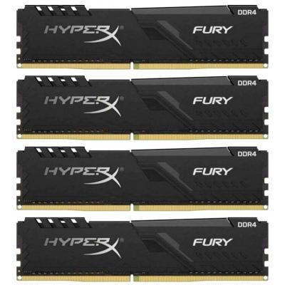 

Модуль памяти для компьютера DDR4 64GB (4x16GB) 3466 MHz Fury Black HyperX (Kingston Fury) (HX434C17FB4K4/64)