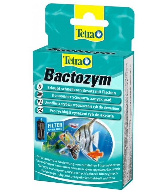 

Средство для аквариума Tetra Bactozym 10 капсул