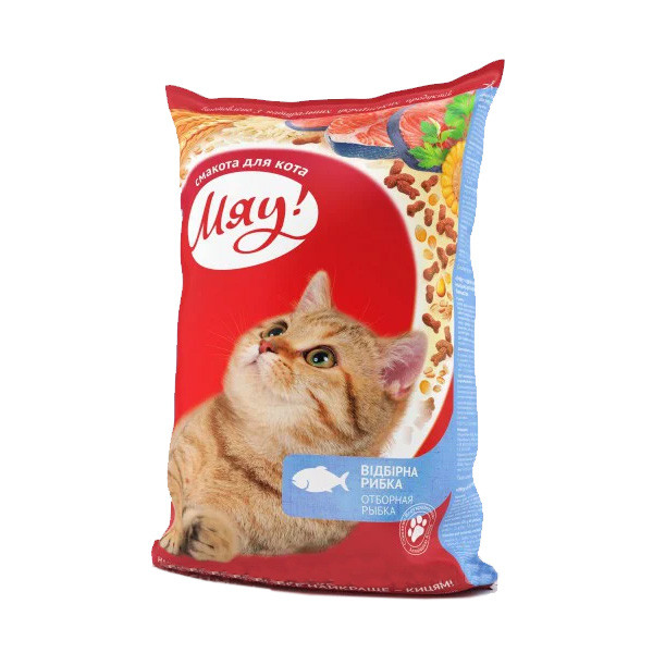 

Сухой корм для кошек МЯУ с рыбой 14кг