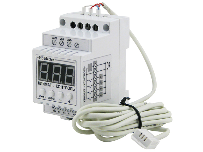 

Терморегулятор с влагорегулятором HS Electro ТР16В2