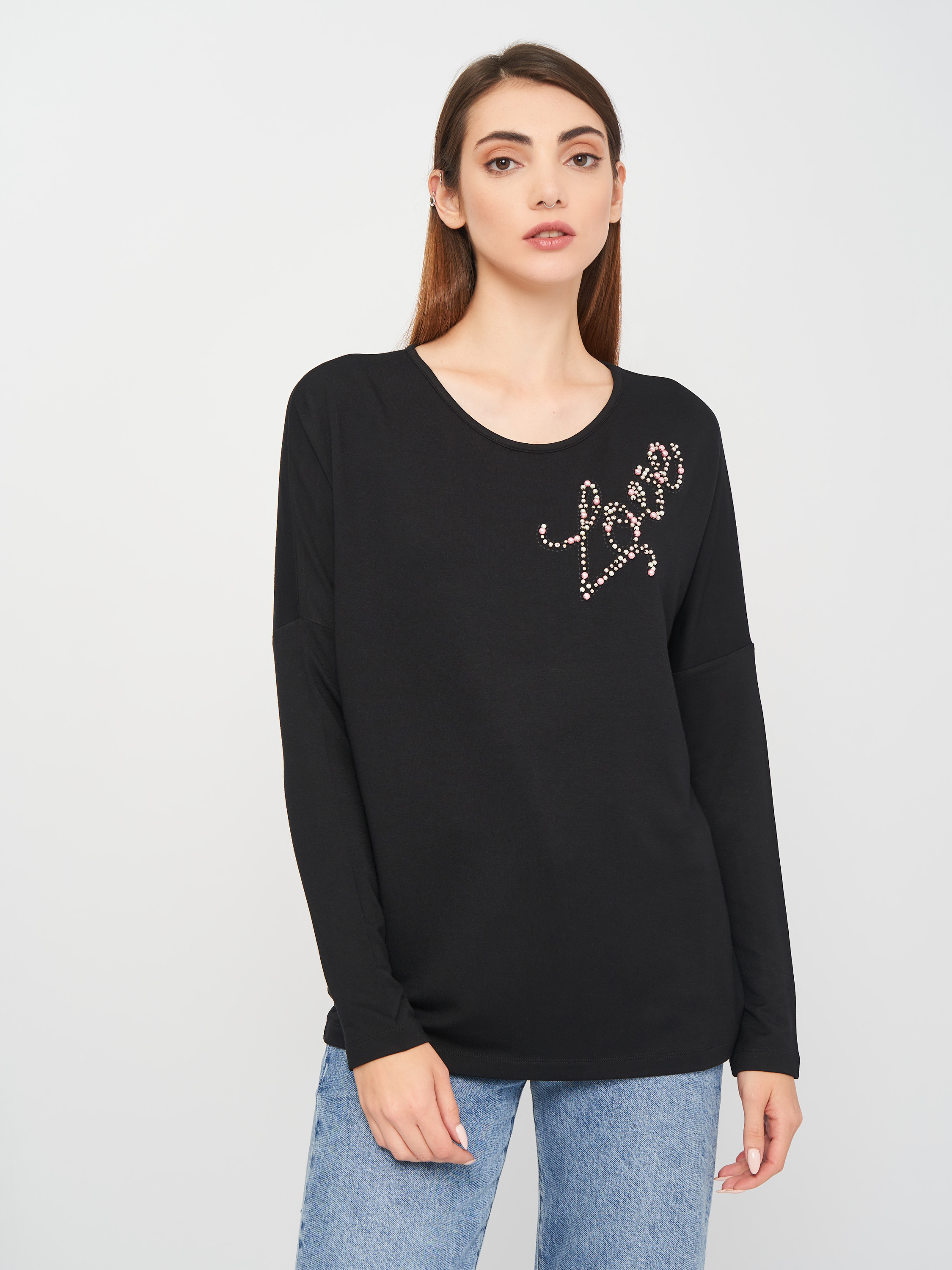 

Лонгслив Liu Jo 10425.11 L (46) Черный