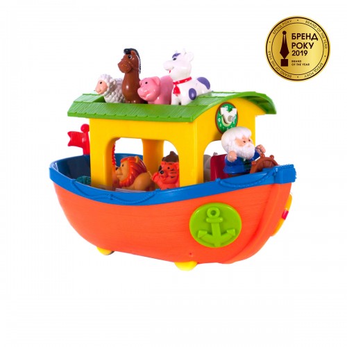 

Игровой набор Kiddieland НОЕВ КОВЧЕГ (на колесах, озвучка на русском языке) (049734)