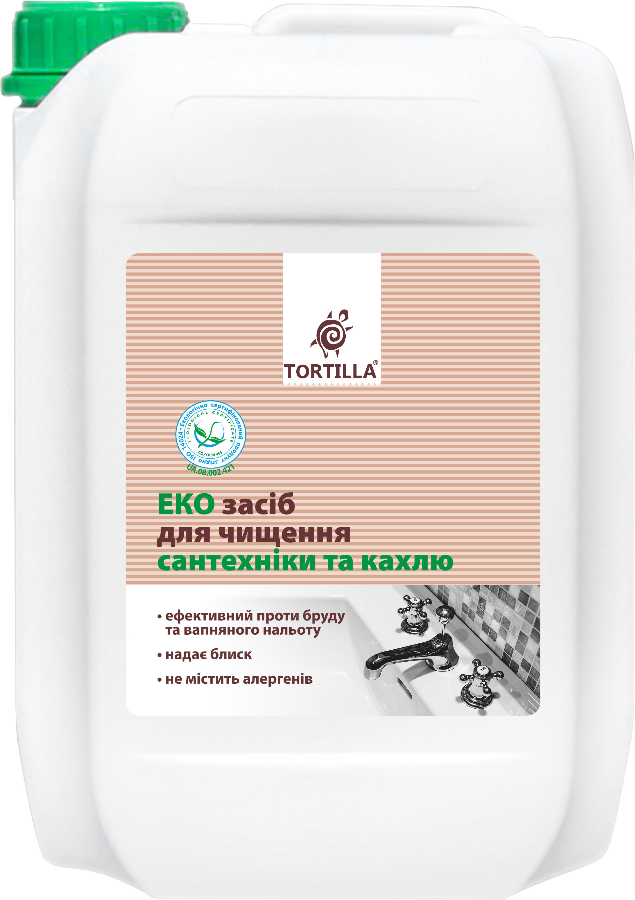Акція на Эко средство для мытья сантехники и кафеля TORTILLA 4.7 л (4820178062404) від Rozetka UA