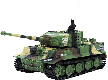 

Танк на р/у Great Wall Toys Tiger 1:72 Green (GWT2117-1) (2711633264261)