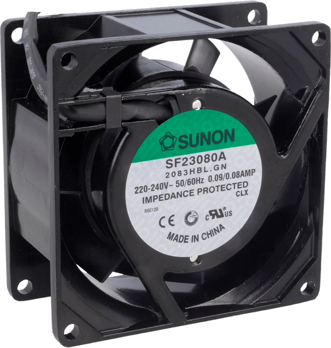 

Вентилятор осевой Sunon SF23080A2083HBL 80x80x38 220В AC (2135)