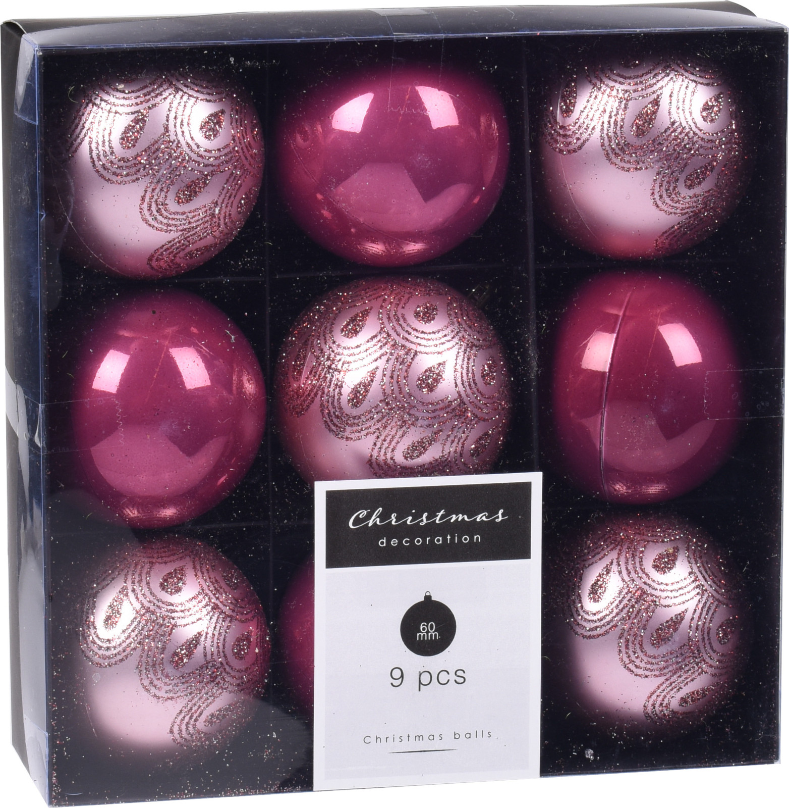

Набор елочных шаров Christmas Decoration 6 см 9 шт (CAN214650)