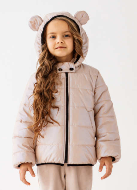 

Куртка для девочки 5897 Suzie 110 Бежевый 45006