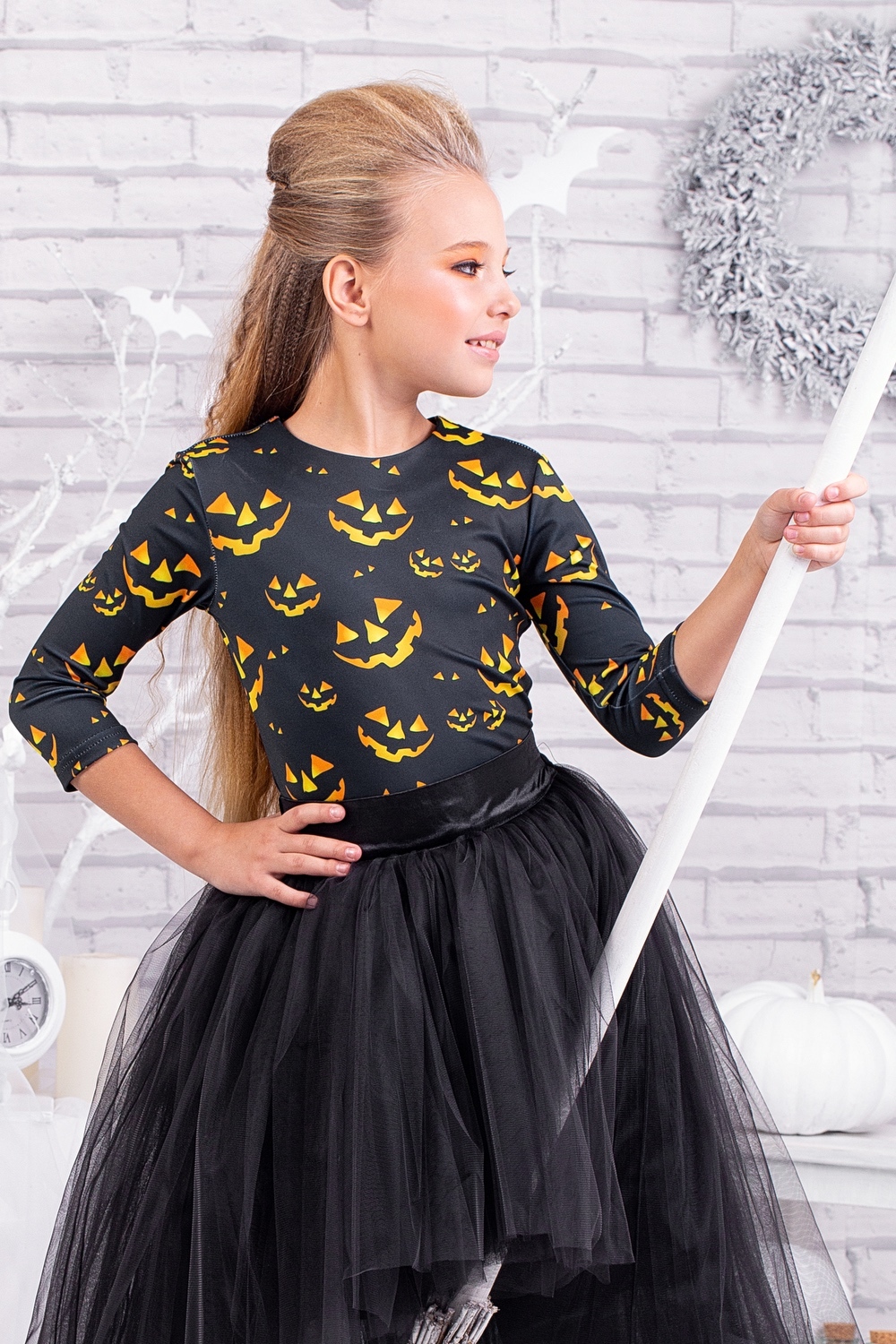 

Кофта для девочки Halloween 2076 Zironka 164 Черный 30159