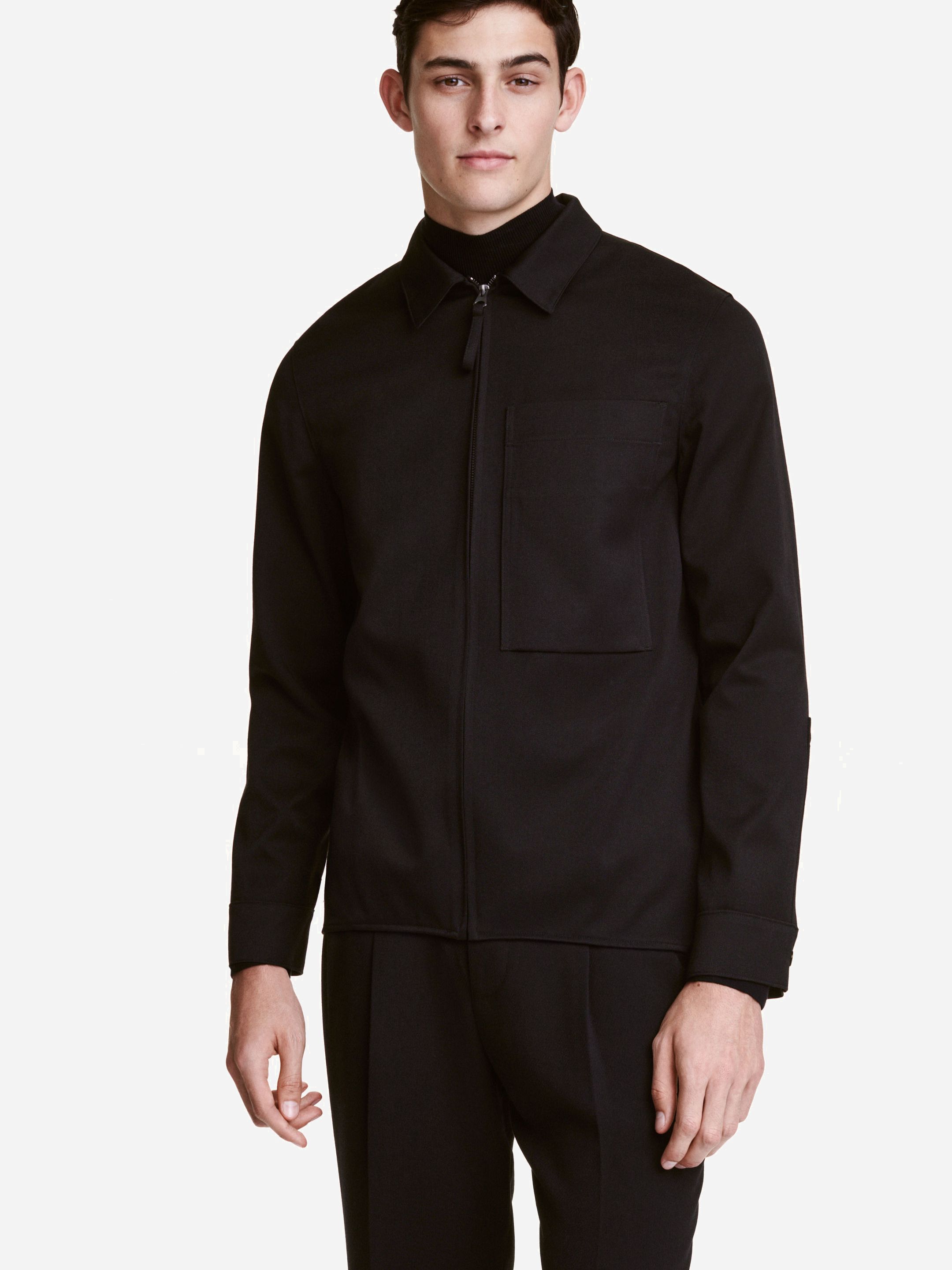 

Ветровка H&M XAZ149740UQJJ 52 Черная
