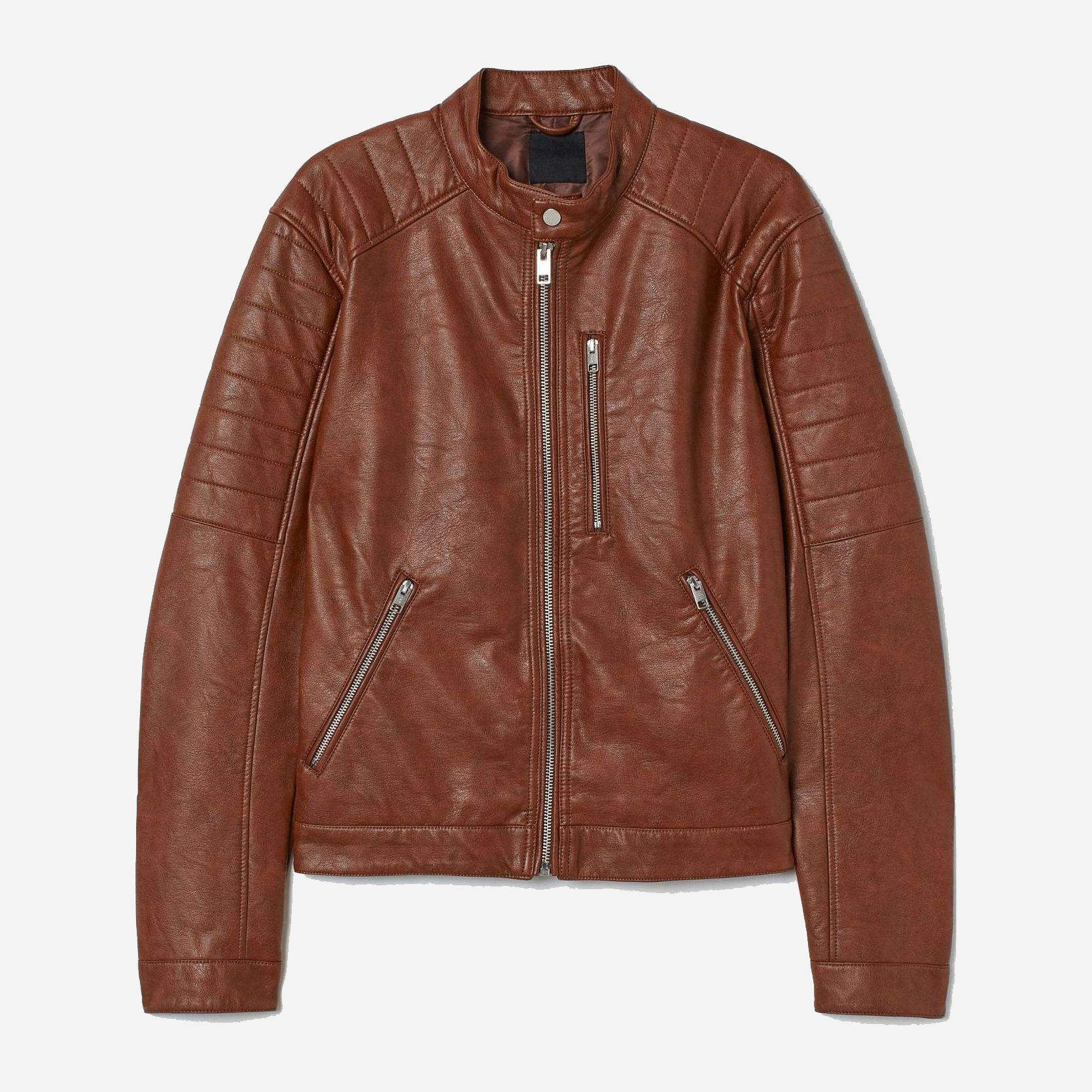 

Куртка из искусственной кожи H&M XAZ142660HSOA XS Коричневая