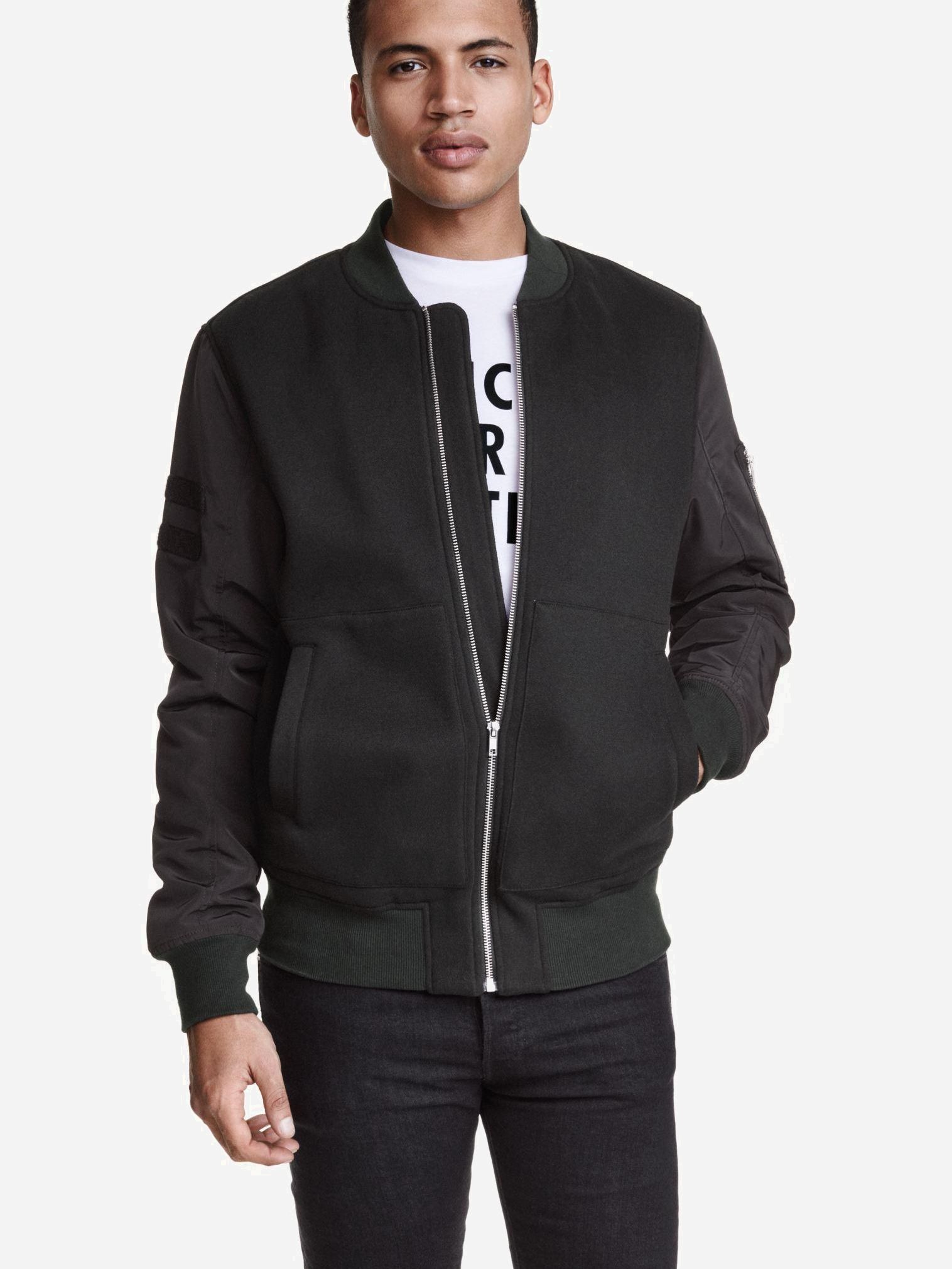 

Бомбер H&M XAZ163466NCQV S Черный