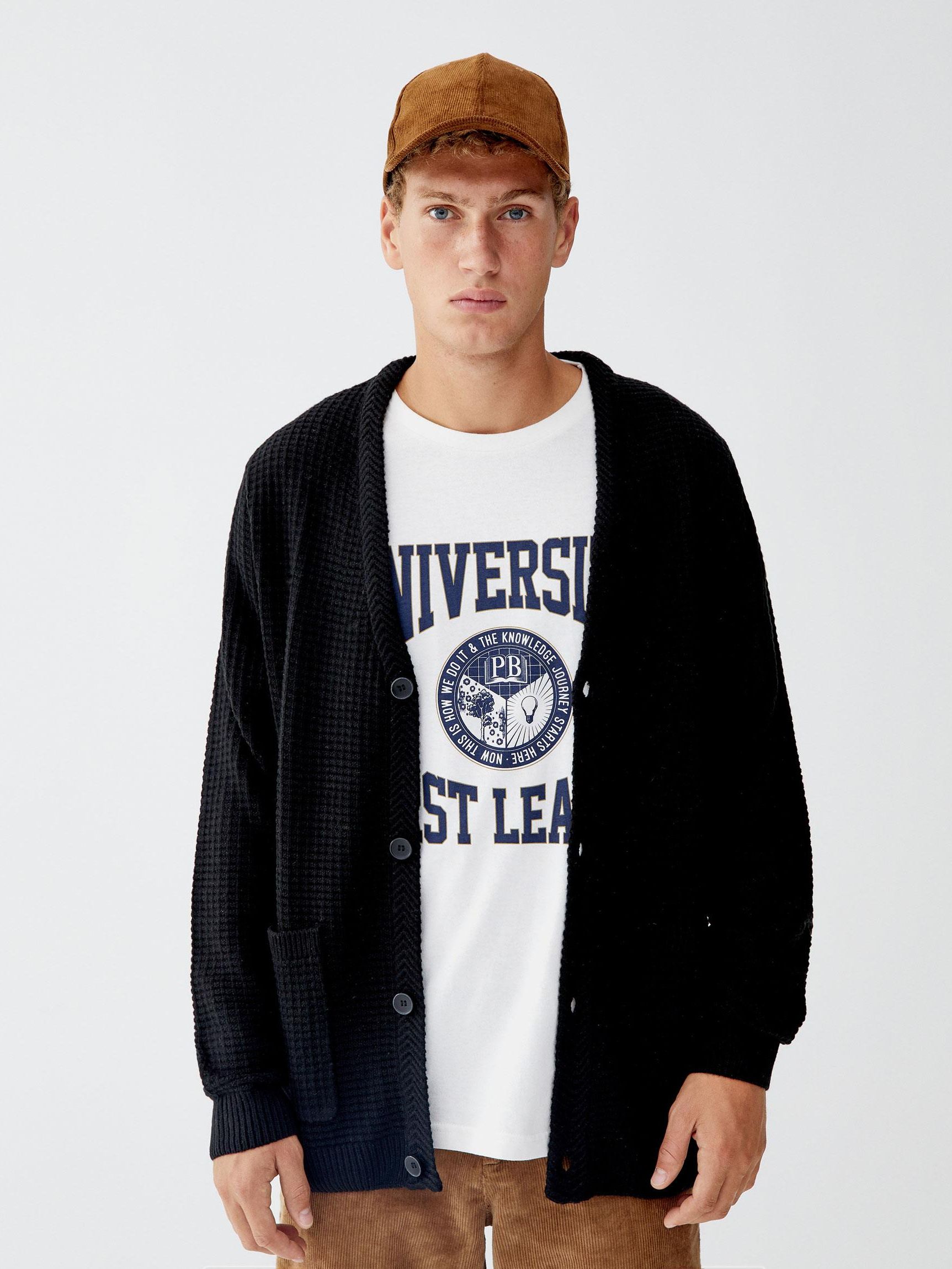

Кардиган Pull & Bear XAZ226108JIYO M Черный