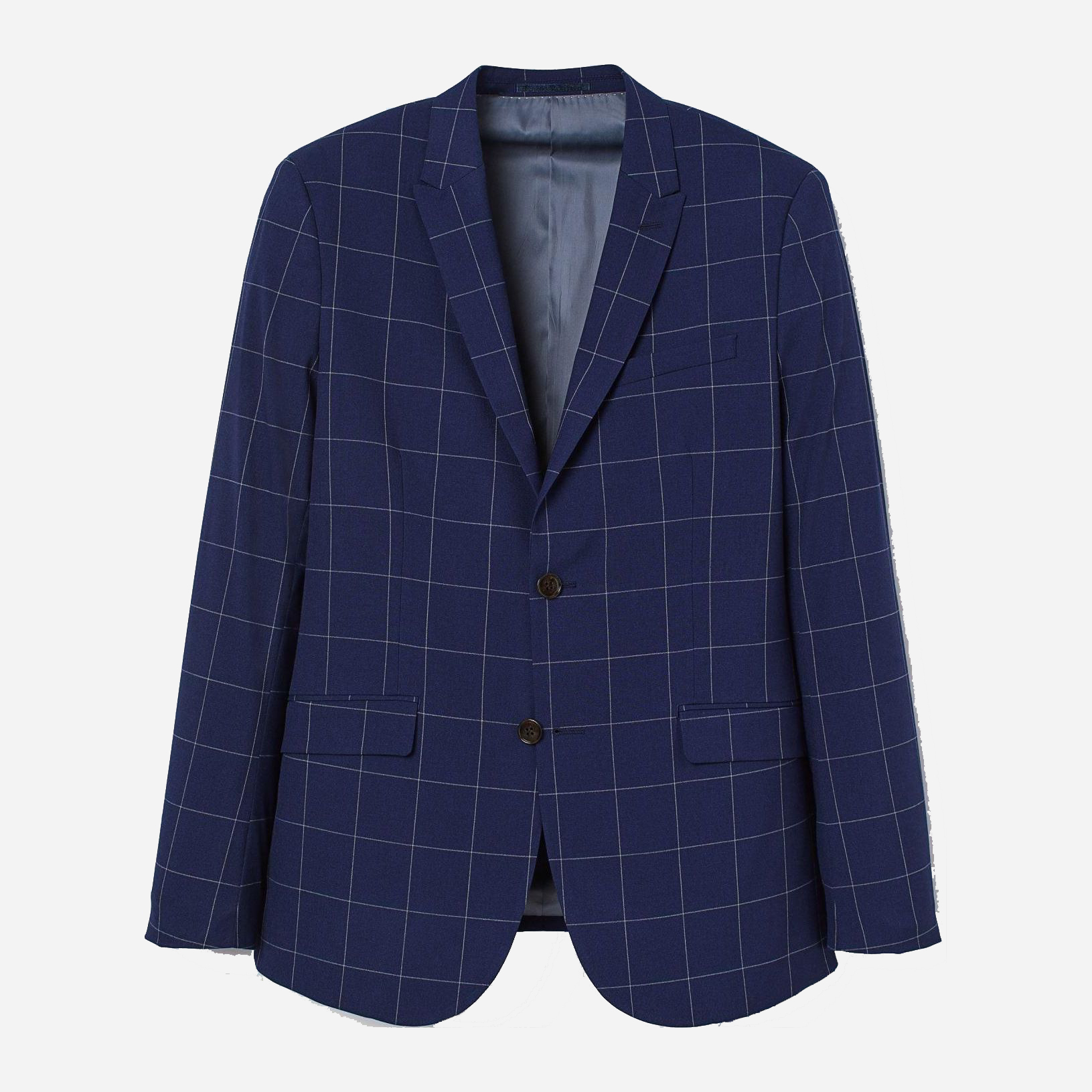 

Пиджак H&M XAZ235666VLFW 56 Темно-синий в клетку