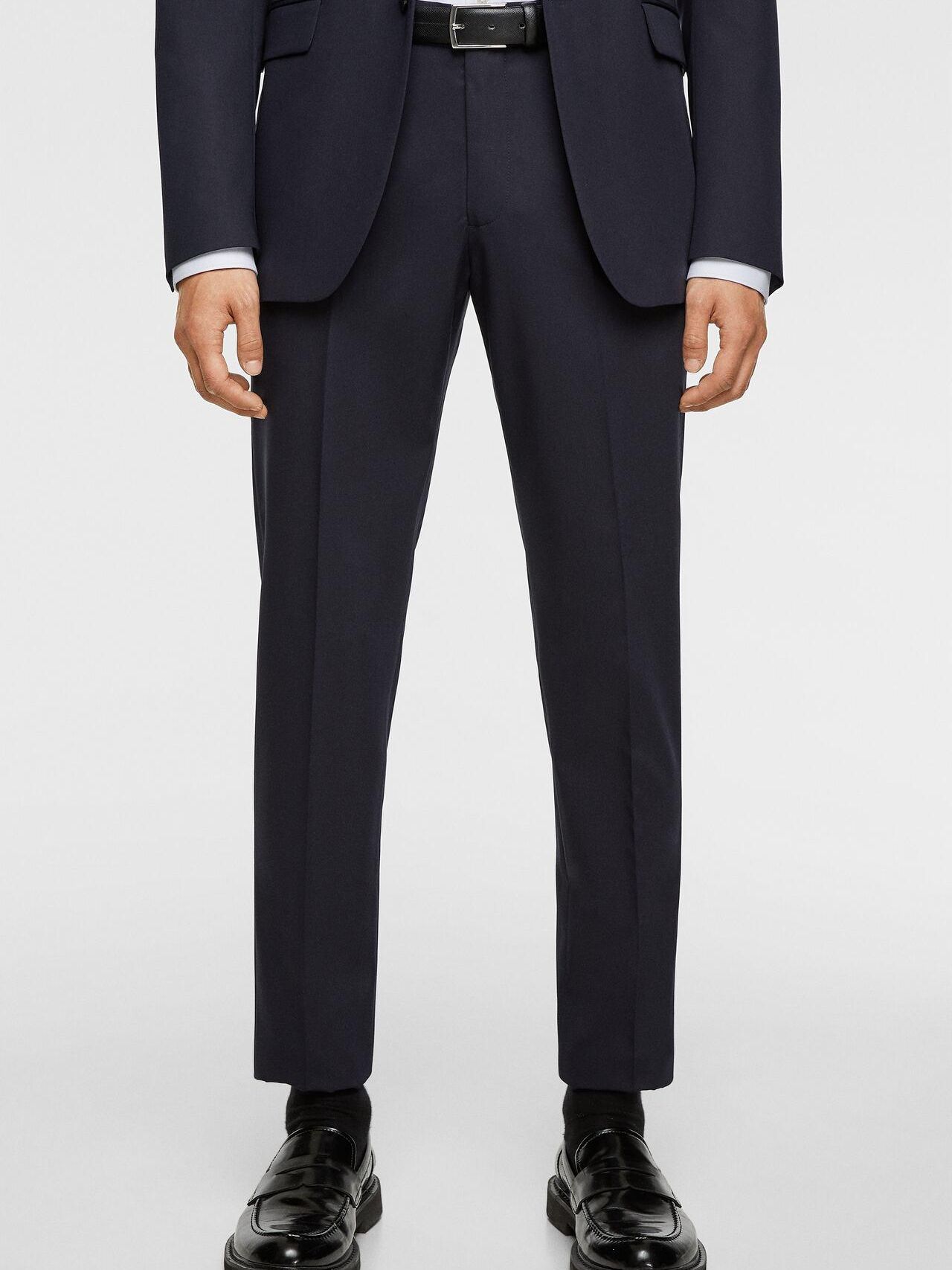 

Брюки Zara XAZ244646WTBE 40 Темно-синие