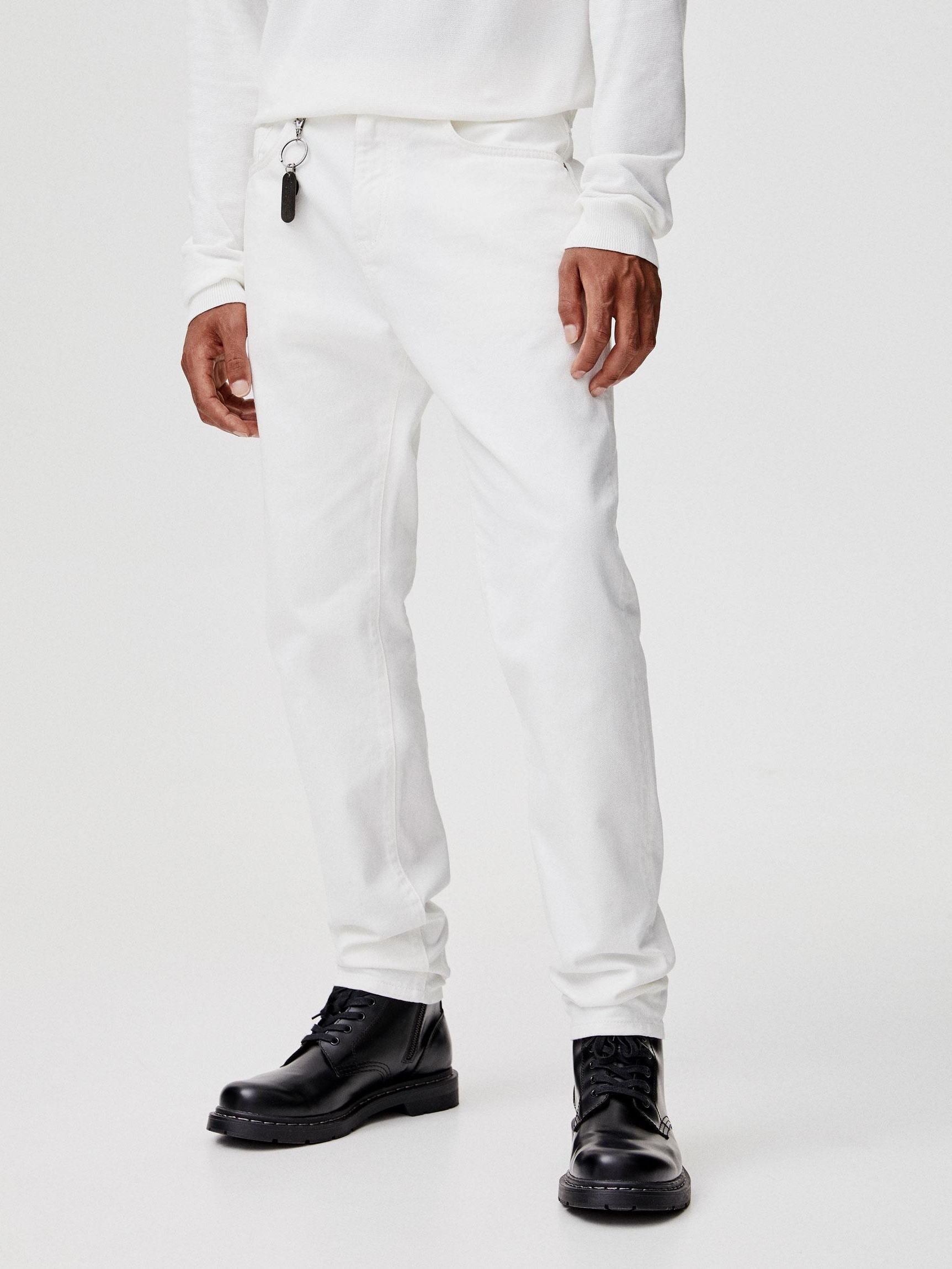 

Джинсы Pull & Bear XAZ277840CUHP 40 Белые