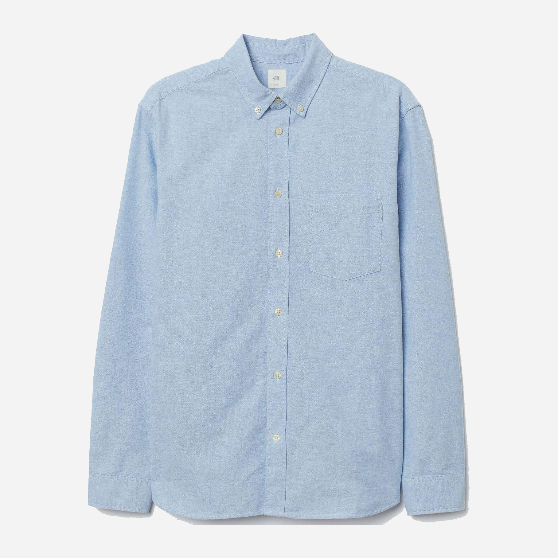 

Рубашка H&M XAZ279713LZOA M Голубая