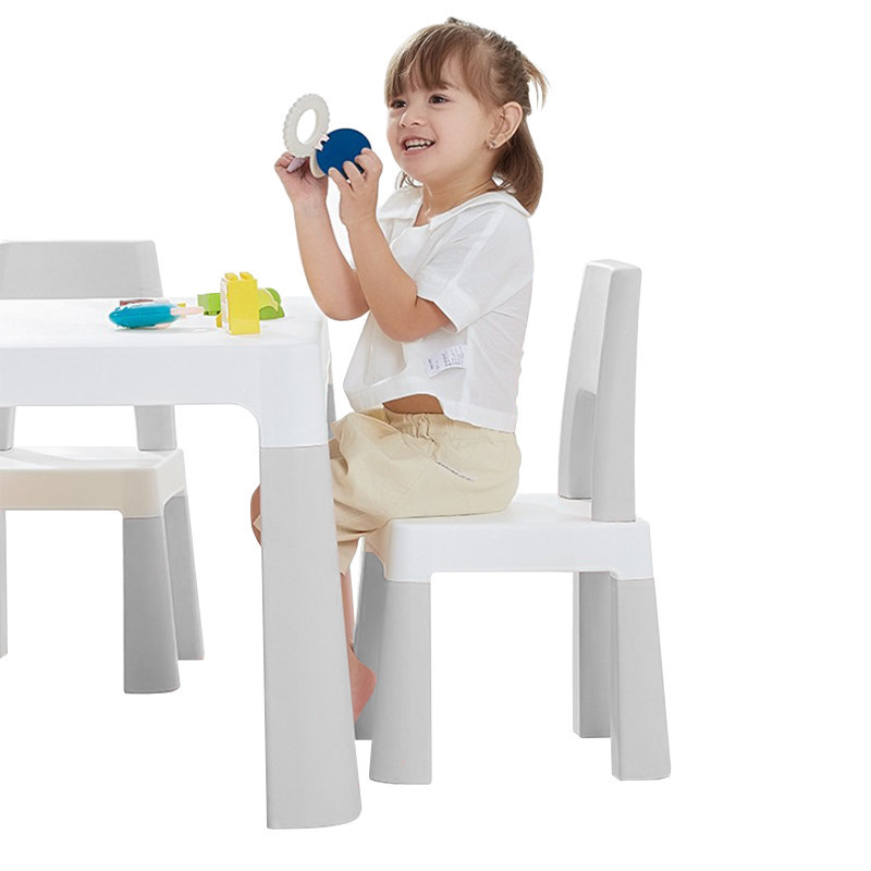

Столик детский и стульчики Bestbaby BS-8817 Gray игровой стол для детского сада дома рисования (SKU_7086-23720)