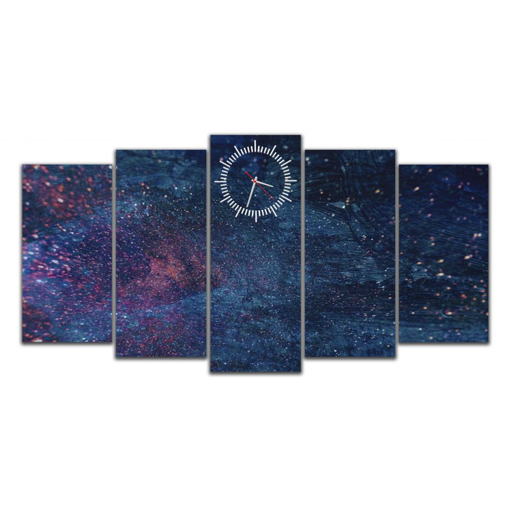 

Модульные настенные часы IdeaClock МА 06 Space 150х80 см