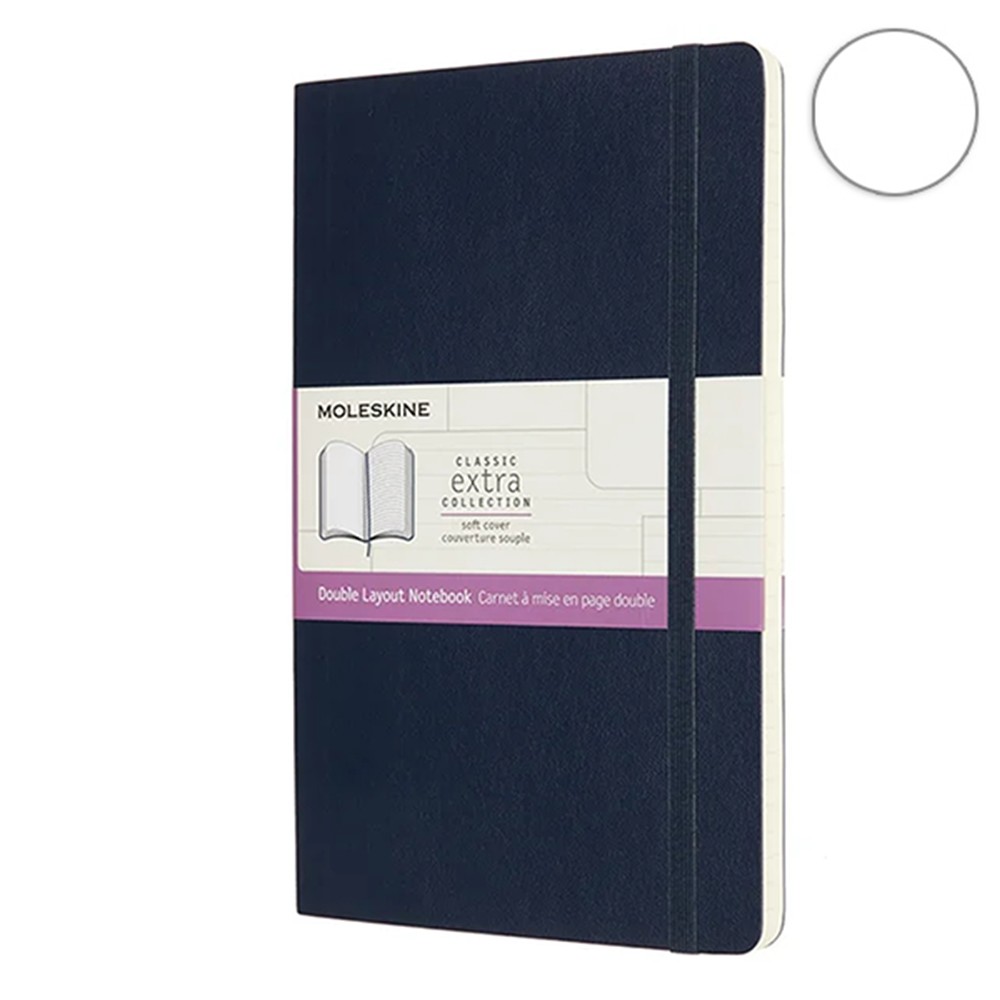 

Блокнот Moleskine Classic средний синий NB313SB20