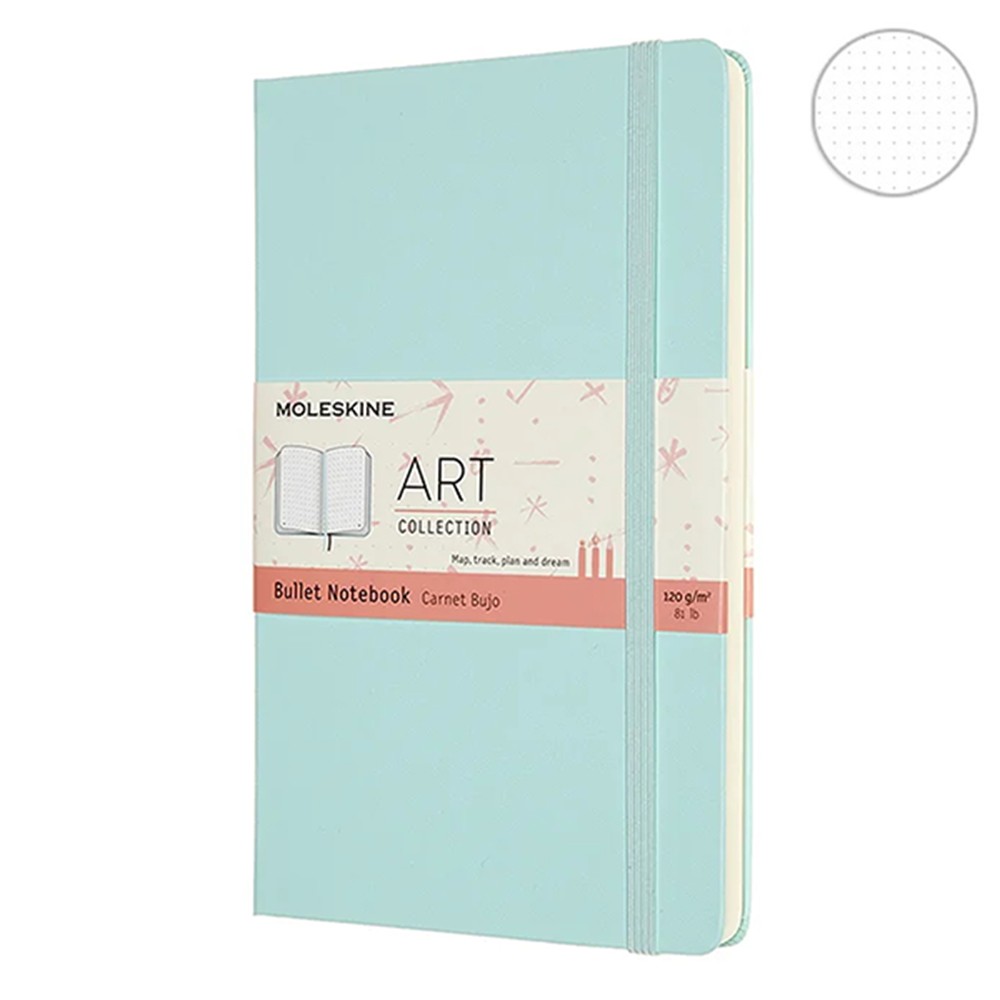 

Блокнот Moleskine Art Bullet средний голубой ARTBULNT3B24