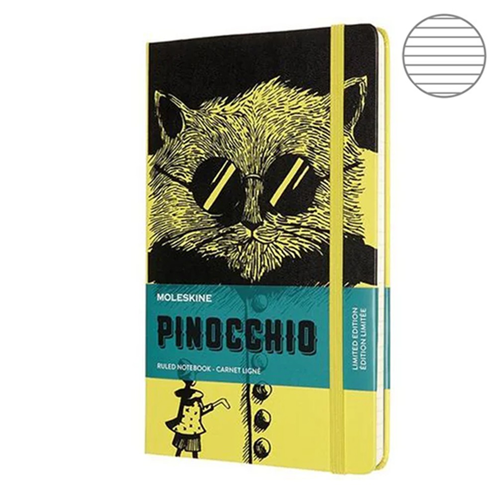 

Блокнот Moleskine Pinocchio средний желтый LEPIQP060A