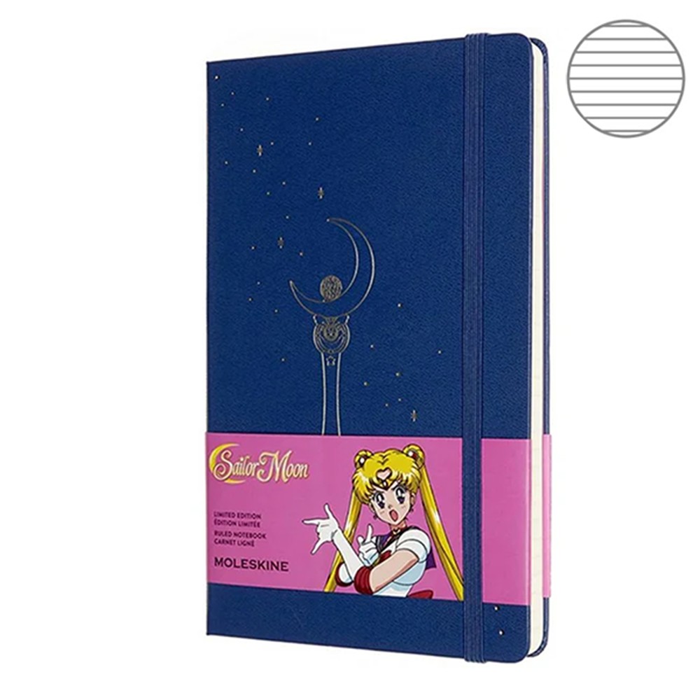 

Блокнот Moleskine Sailor Moon средний синий LESRQP060A