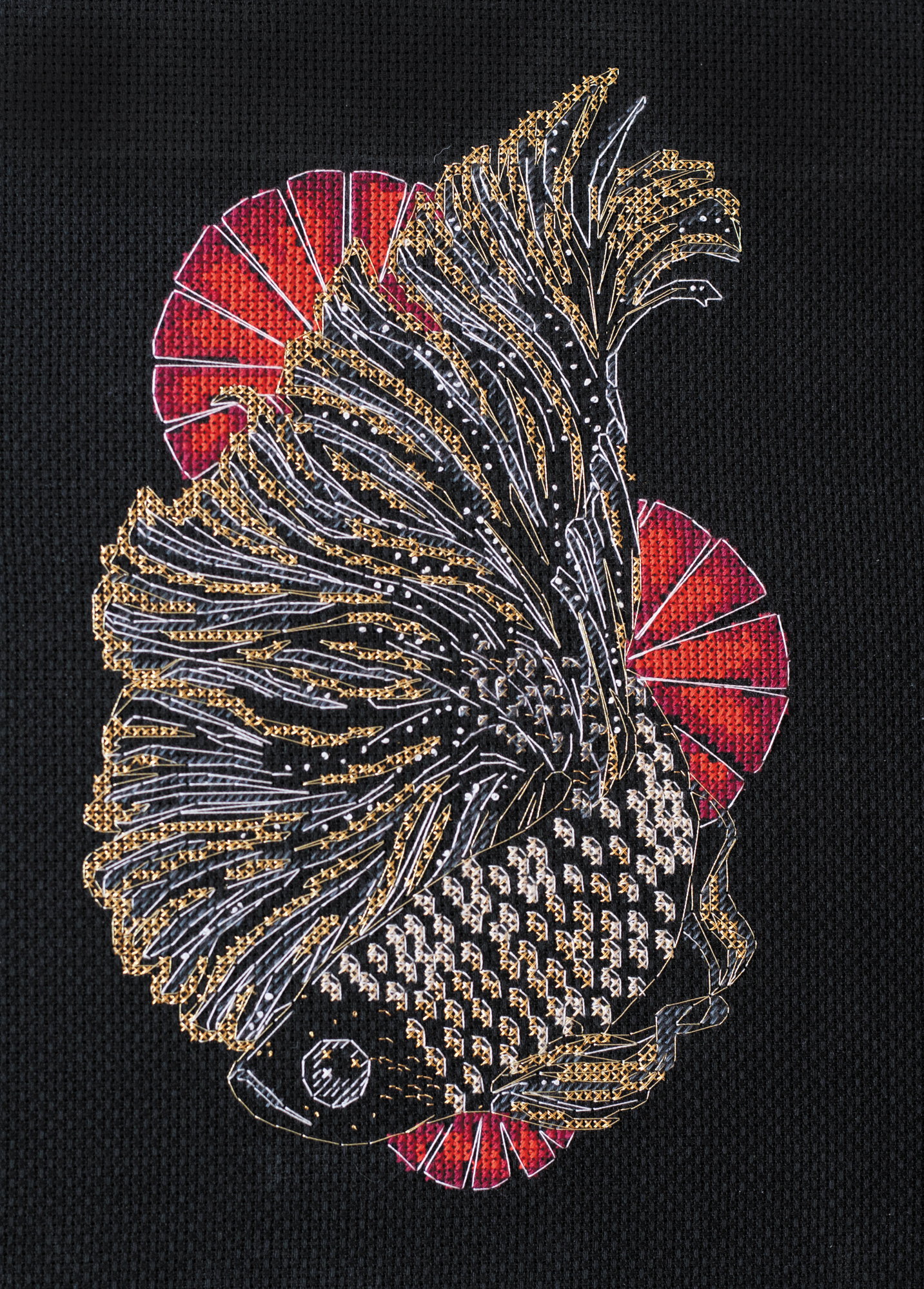 

Набор для вышивки крестом Абрис Арт Черная оранда