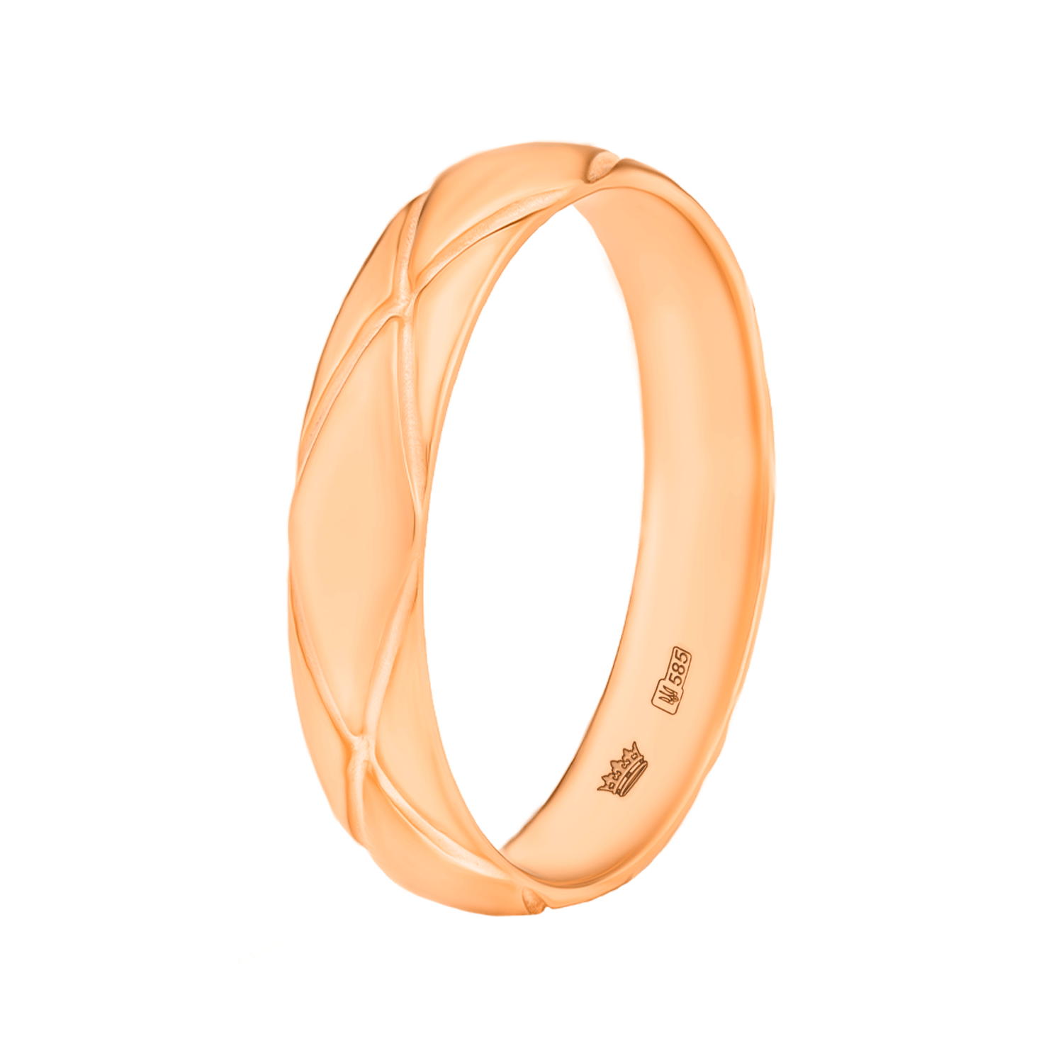 

Обручка З РОЖЕВОГО ЗОЛОТА 21 cava.cool