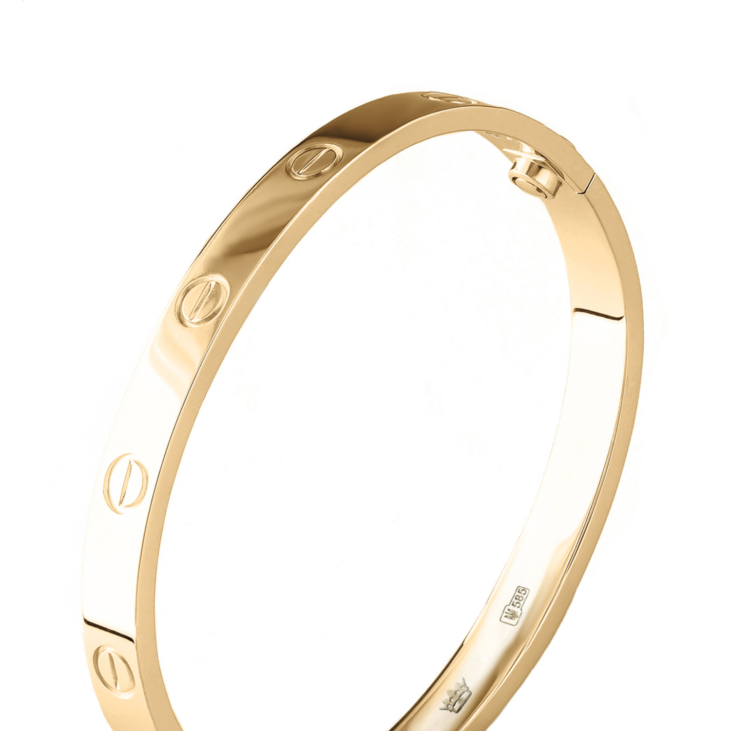 

Жорсткий БРАСЛЕТ З ЖОВТОГО ЗОЛОТА З ВИКРУТКОЮ 18 cava.cool