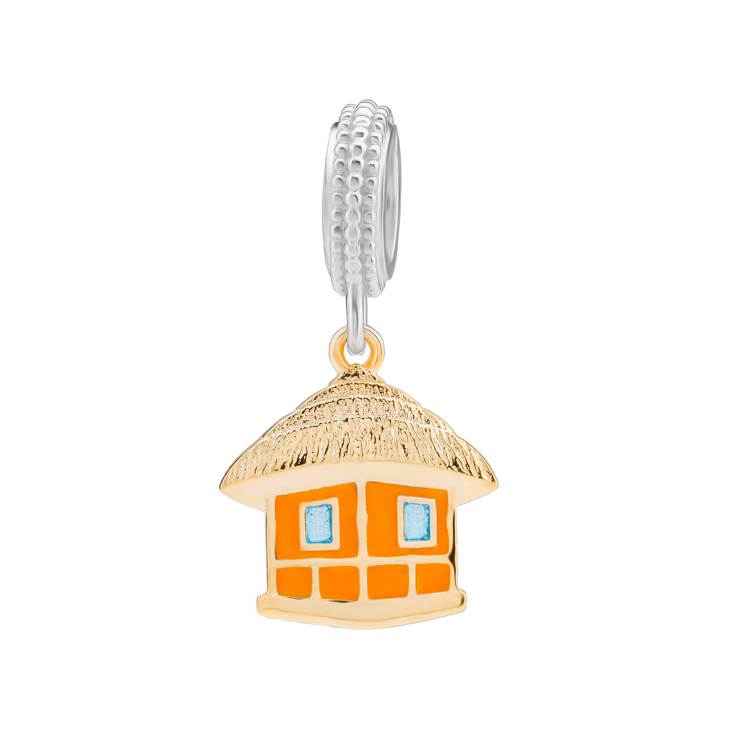 

Срібний ШАРМ ПІДВІСКА ХАТИНКА small cava.cool