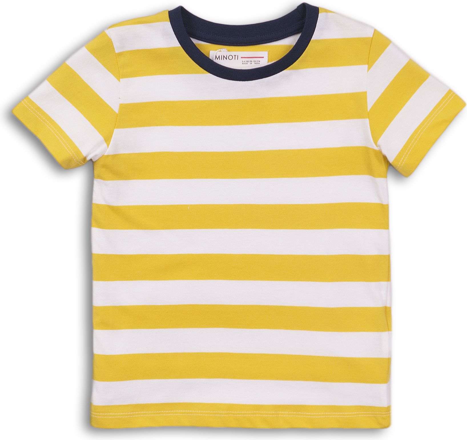 

Футболка Minoti 1Stripe 4 13278 74-80 см Желтая с белым