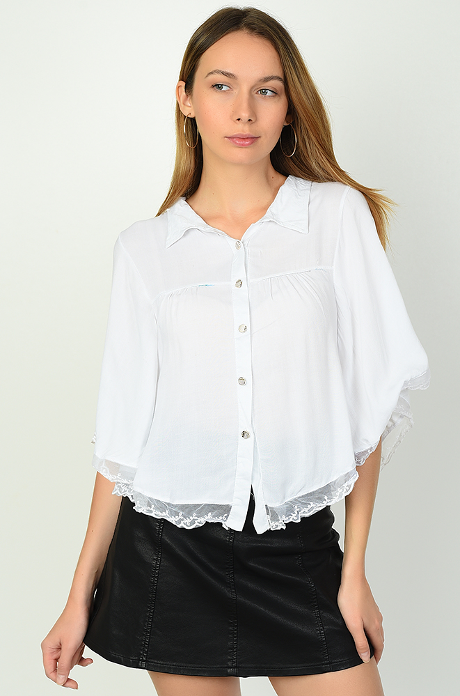 

Блуза ACG 8008-8 / Белый, Блуза ACG 8008-8 L/XL Белый