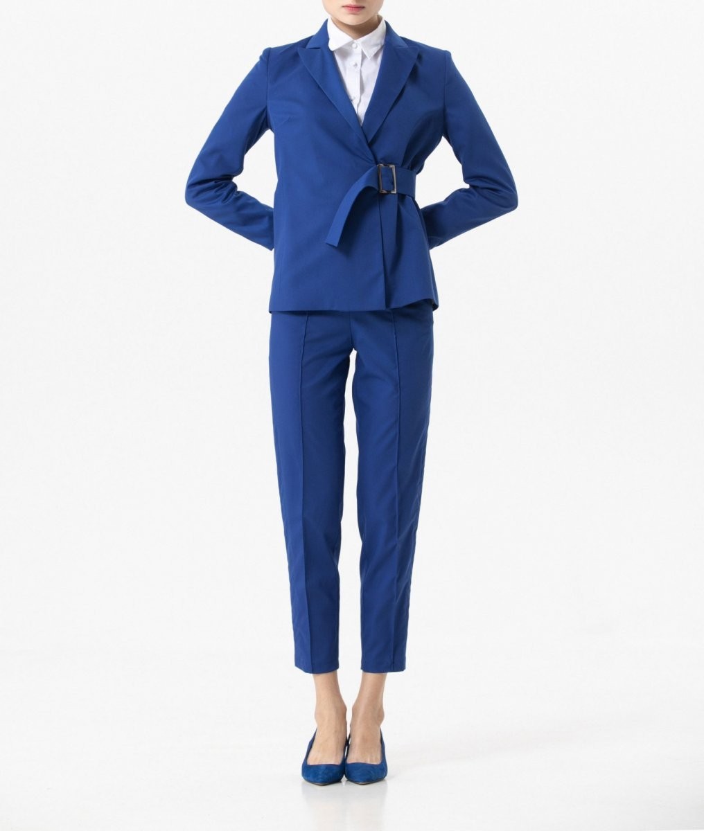 

Женский жакет a LOT на запах  синий с отложным воротником 500102, Женский жакет a LOT на запах 36 синий с отложным воротником 500102