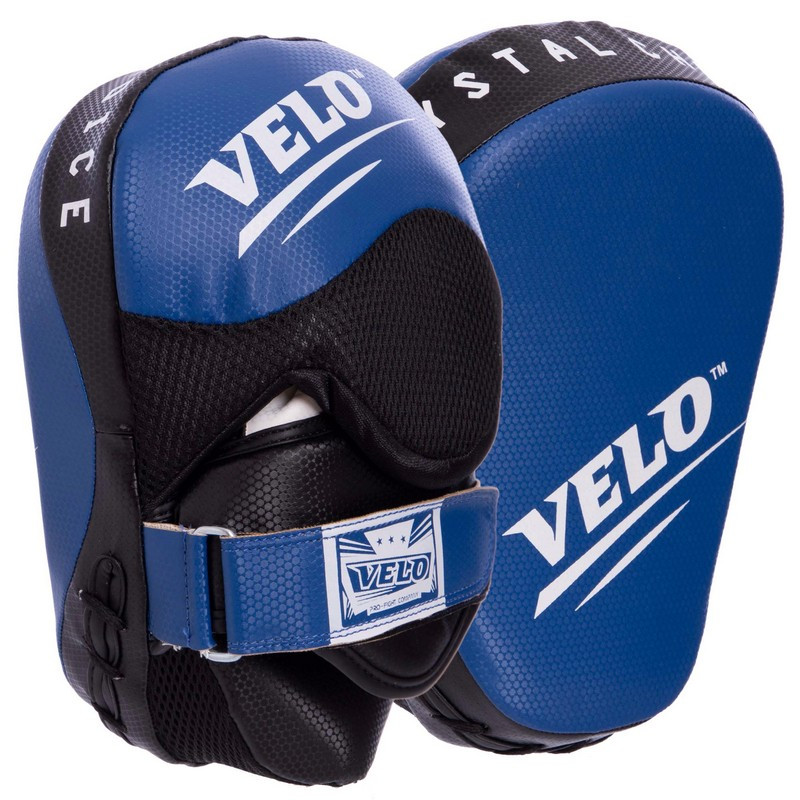 

Лапа Изогнутая для бокса и единоборств VELO VL-2212 23x17x11см 2шт (синяя)