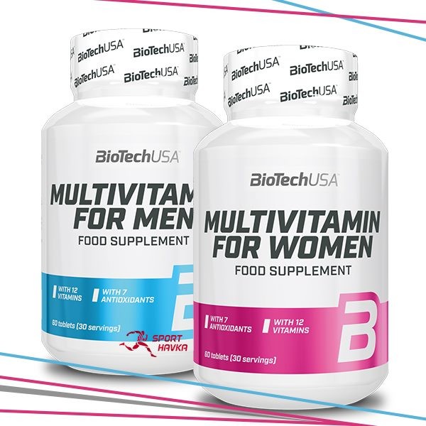 

Витамины и минералы BioTech USA Набор для мужчин и женщин
