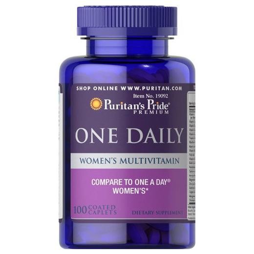 

Витамины Puritan's Pride One Daily Women's Multivitamin 100 таблеток