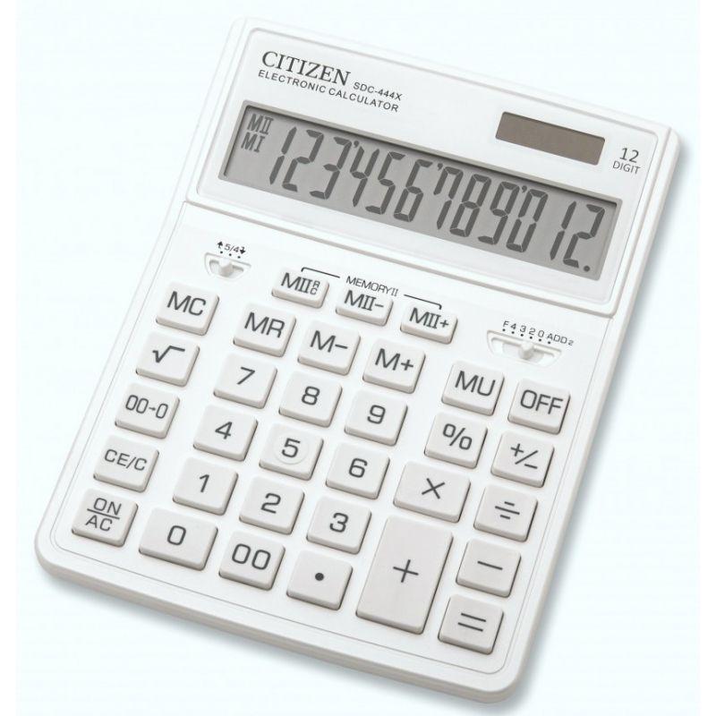 

Калькулятор Citizen SDC-444XRWHE 204 х155 х32 мм 12 р