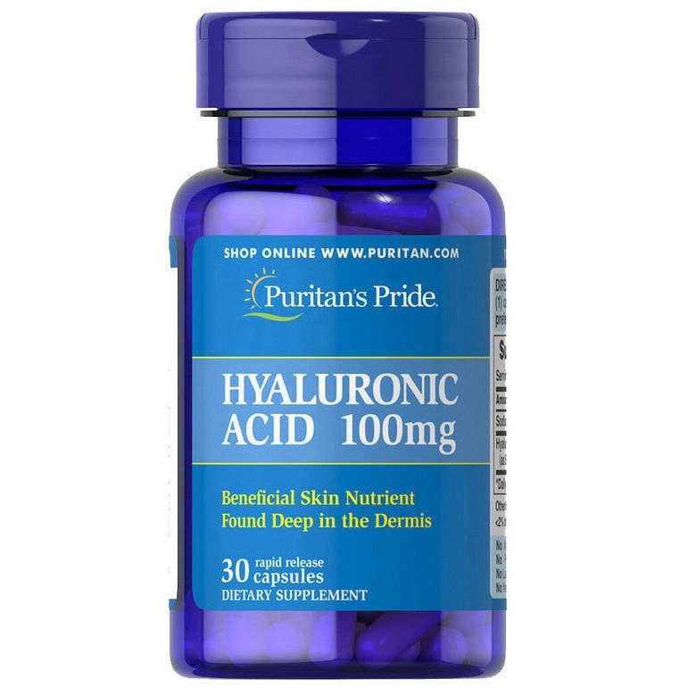 

Витамины Puritan's Pride Hyaluronic Acid 100 мг 30 капсул