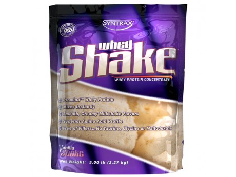 

Протеин Syntrax WHEY SHAKE 2.27кг Вкус Ванильный коктейль