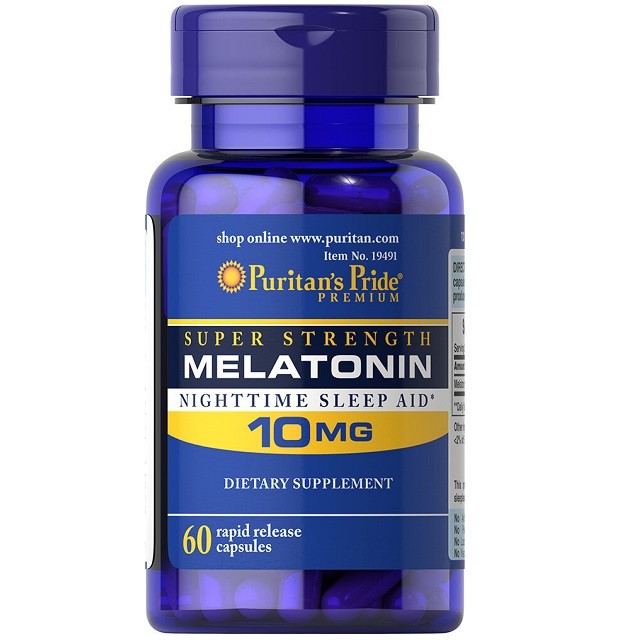 

Витамины Puritan Pride Melatonin 10мг 60 капсул