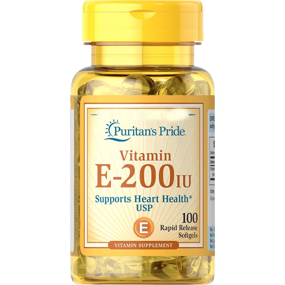 

Витамины Puritan's Pride Vitamin E 200IU 100 капсул