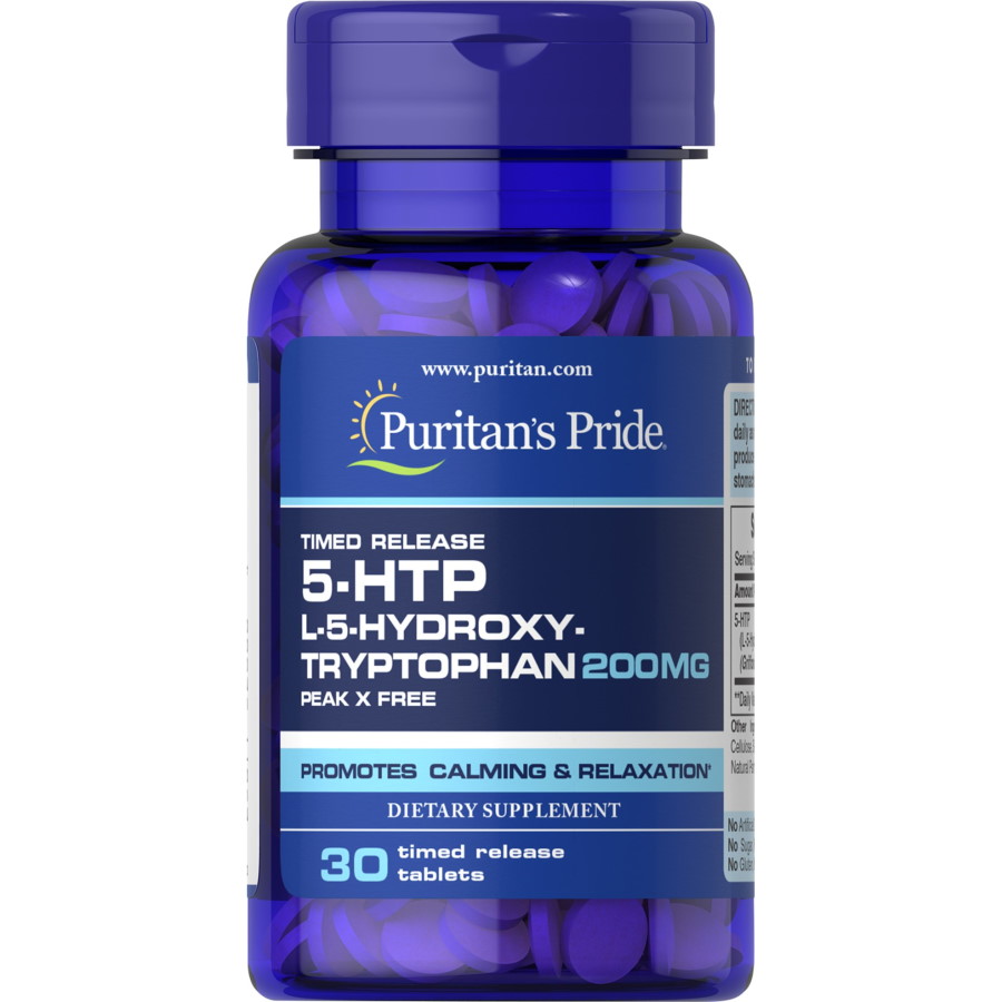 

Аминокислота Puritan's Pride 5-HTP 200 mg, 30 капсул