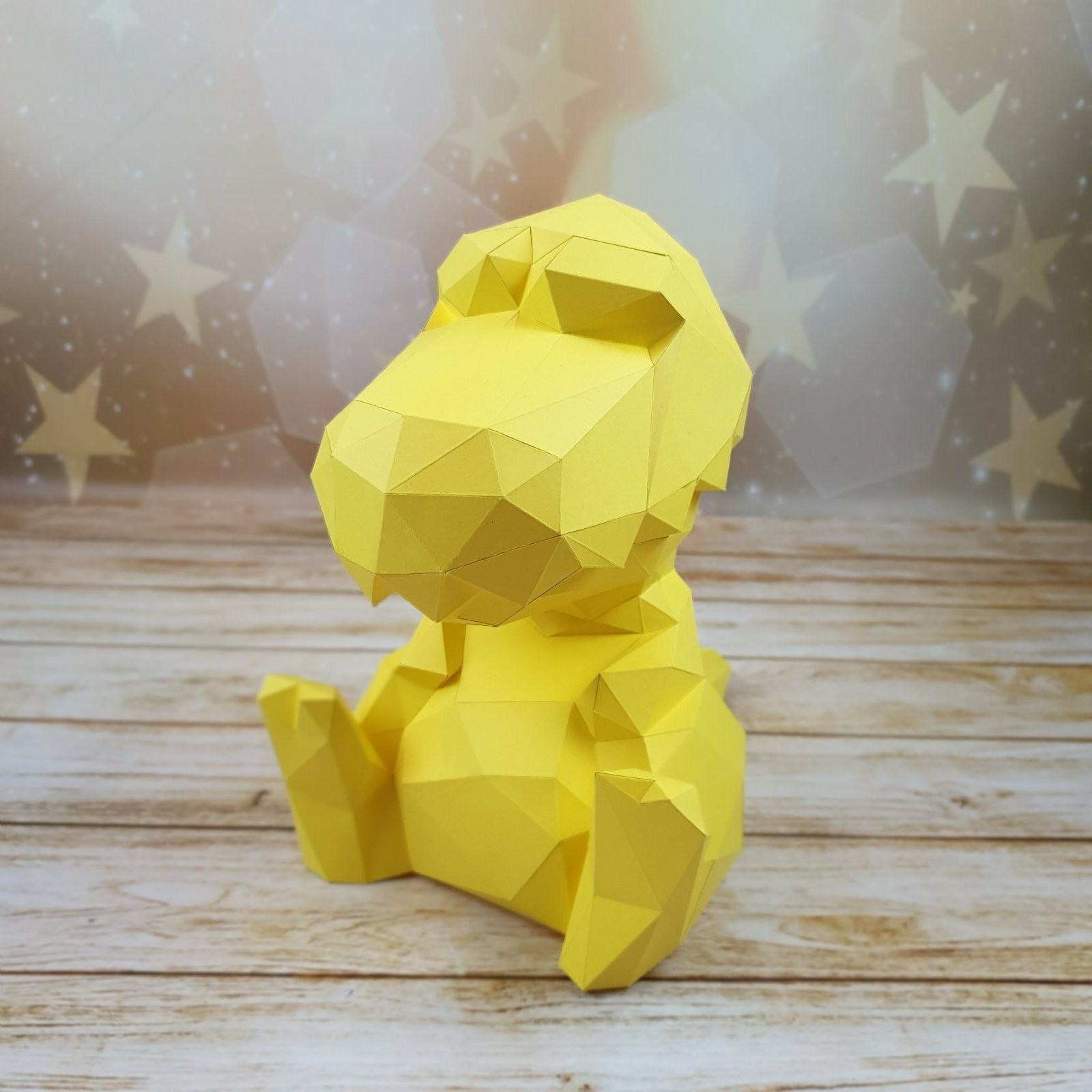 

Паперкрафт Динозаврик Набор для создания 3D фигуры оригами