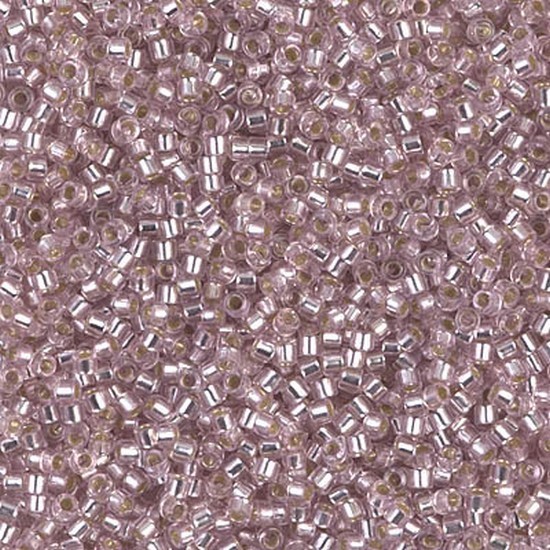 

Бисер Miyuki Delica Beads 11/0 (блестящий, светло-серебряно-розовый), 50 г (DB-1433)