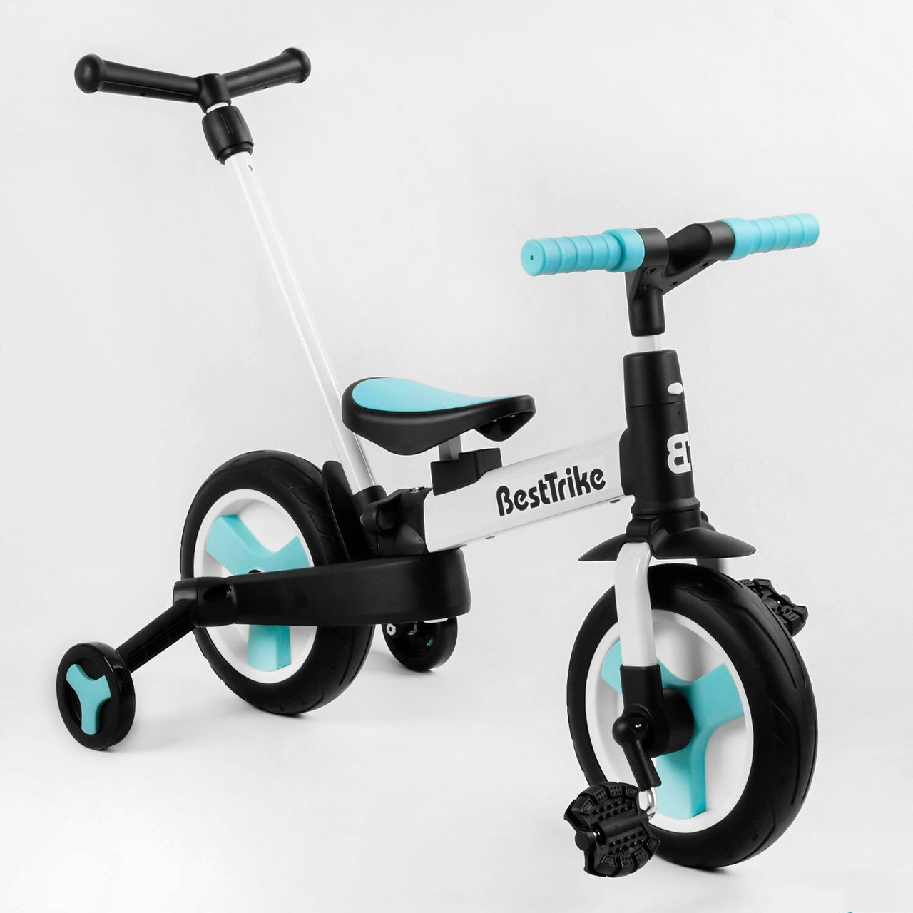 

Велосипед-трансформер Best Trike 56659 Бело-голубой