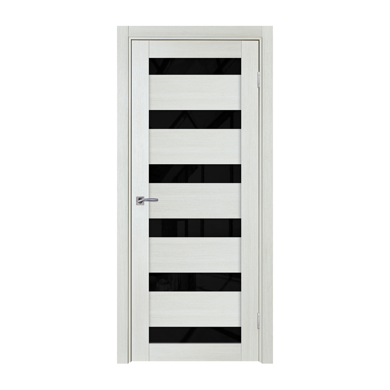 

Дверное полотно ТД ТД-400 2000х800 мм Дуб беленый R (чёрн. стекло)