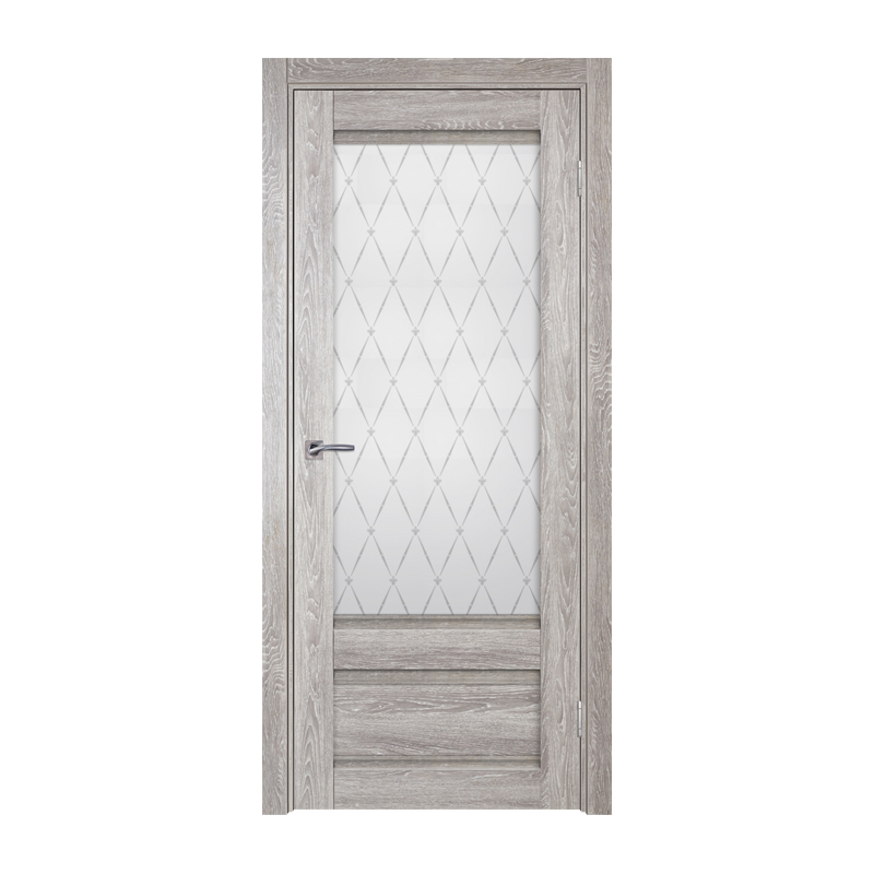 

Дверное полотно ТД ТД-781 2000х700 мм Дымчатый дуб R (бел. стекло)