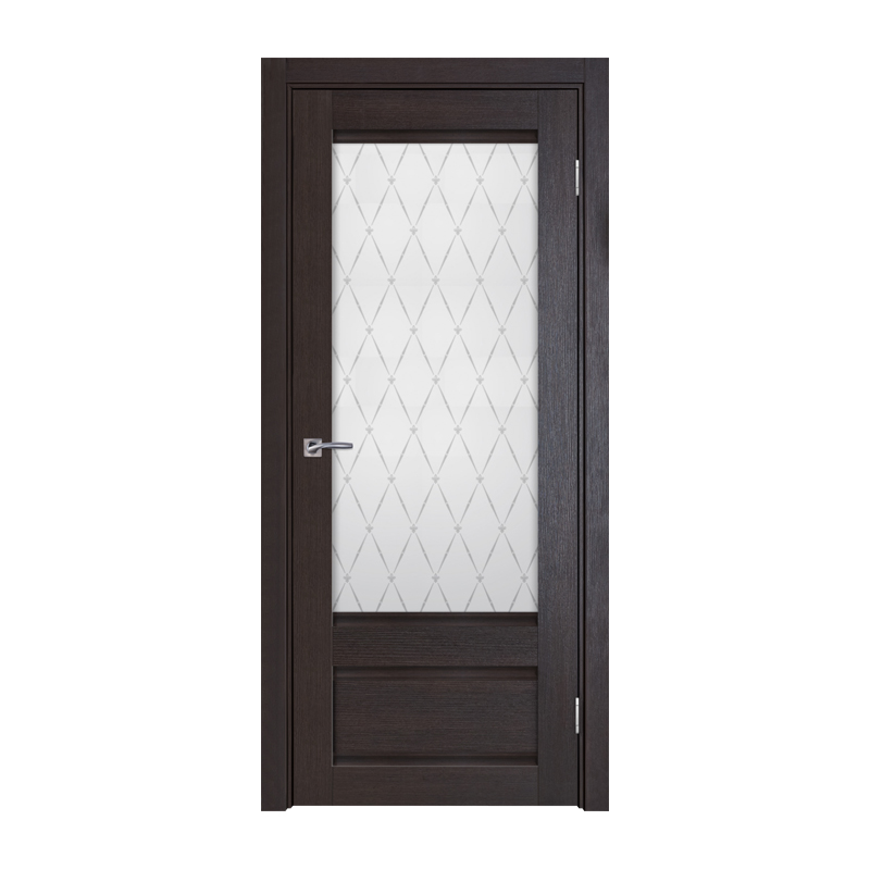 

Дверное полотно ТД ТД-781 2000х400 мм Венге R (бел. стекло)